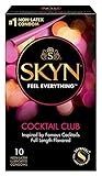 Lifestyles Skyn Cocktail Club Premium Flavored Condoms, 10 Count