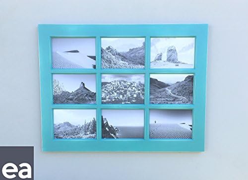 Distressed Picture Frame Collage - 9 - 4"x6" openings