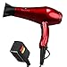 Mini Lightweight Hair Dryer for Pour Painting & RV Compact Travel Blow Dryer for Kids 1000W Ionic Dryer with Concentrator, Cool Shot Button
