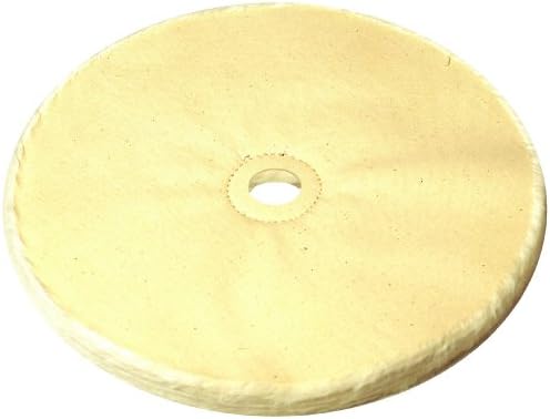 JacksonLea 47407SP Loose Conventional Buff, 30 Ply BR 60/60 Cotton Cloth, 10" Diameter, 1" Arbor Hole
