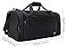 MIER 21Inch Sports Gym Bag with Wet Pocket Travel Duffel Bag for Men Women,Black