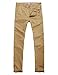 Match Mens Slim-Tapered Flat-Front Casual Pants(sandybrown,34)