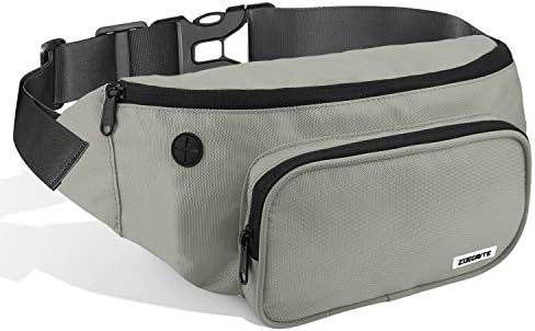 Speedsporting Large Bum Bag Waist Travel Pouch Fanny Pack Non-slip Belt Waist Bag Pack Durable Waist Pouch Belt Bag Running Bag Water Resistant Ideal For Hiking Travel