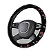 Mayco Bell Automotive Women Embroidery Cute Car Steering Wheel Cover (Cherry)