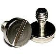 SHOPEE 1/4"-20 Threaded Screw for Tripod/Monopod/Quick Release (QR) Plate/Camera Screws (2 Pack)