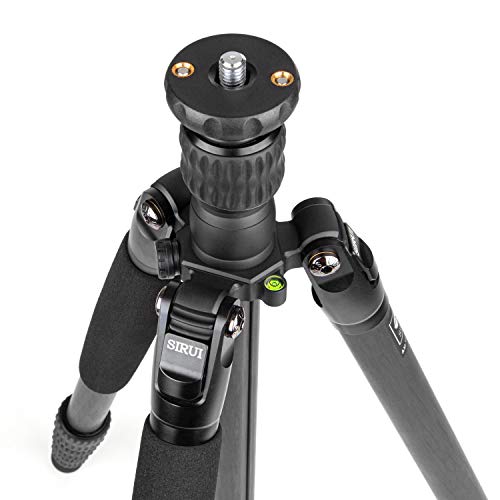 image for SIRUI Camera Tripod AM-1204K Lightweight Carbon Fiber Tripod with K-10