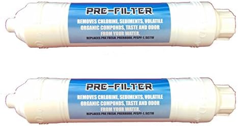 2 Pack - Carbon Pre Filter for Spas/Hot Tub/Garden/Pet w garden hose connection .