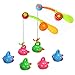 Bath Toys for Toddlers Kids Bathtub Fun Toys Fishing Game with Cute Spotted Fish and Fishing Rod, Christmas Toys Gifts for Boys Girls Children - Color Random