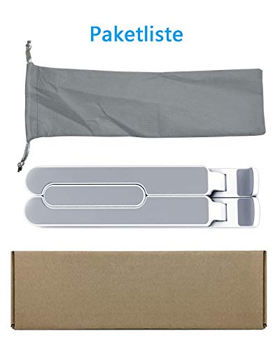aifulo Laptop Ständer Höhenverstellbar, Notebook Ständer Tragbarer，Laptop ständer faltbar rutschfest und Kratzfest Kompatibel mit 11-15.6 Zoll Laptop