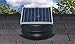 Solar Attic Fan - 48 Watts - 2800 sq. ft. - Black