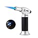 Creme Brulee Torch Butane Torch, Lifebee Culinary Torch Food Torch Refillable Adjustable Flame Lighter with Safety Lock for Creme Brulee, BBQ and Baking(Butane not included)