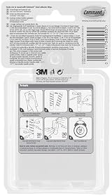 Command Mini Hook Value Pack 18 Hooks 24 Adhesive Strips Transparent 225 g view 14