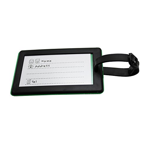 LJY Travel Luggage Suitcase Labels ID Tags Business Card Holder, Set of 8