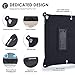 Cooper Bounce Strap [Rugged Silicon Carry Case] for Apple iPad Pro 12.9 (1st & 2nd Generation) 2015/2017 Only | Cover, Stand, Hand & Shoulder Strap (Black)