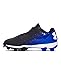 Under Armour Kids Baby Boy's UA Leadoff Low RM Jr. Baseball (Toddler/Little Kid/Big Kid) Black/Royal 6 M US Big Kid