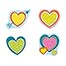 Carson Dellosa | Hearts Colorful Cut-Outs | 6-inch x 6-inch, 36pcs primary