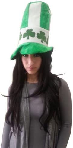 Irish Velvet Shamrock Top Hat -St Patrick Day