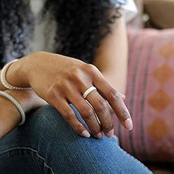 Enso Rings Thin Elements Silicone Ring Infused with