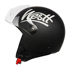 WESTT Classic Jet Helm I Motorfietshelm I met vizier I Dames & Heren I ECE Gecertificeerd I XS-XL
