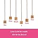 Love-KANKEI Wall Hanging Picture Photo Frames 26 by 29 Inch with 30 Wooden Clips - Wire Artworks Prints Cards Holder Organizer Collage Multi Picture Photo Display MEMORY Frame