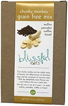 Blissful Eats - Chunky Monkey Grain Free Mix With Delightfully Moist Flavor - 3 Boxes