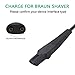 TYZEST 12V Shaver Charger for Braun Series 7 9 3 5 1 Electric-Razor-Shaver 350cc-4 390cc 3040s 760cc 790cc 790cc-4 740s 720s-4 190s 340s 370 720 5190cc 5210 7865cc 9090cc 9093 9095cc Power-Cord
