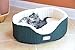 Armarkat Pet Bed 22-Inch by 19-Inch Oval, Laurel Green