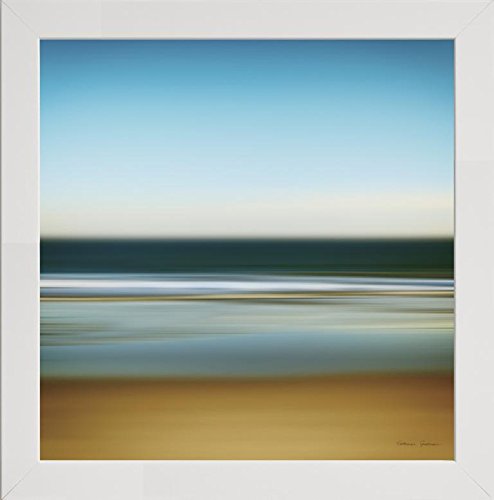 Frame Company Watson Range Sea Stripes I by Katherin Gendreau, Photo Frame - 12 x 12 Inches, White