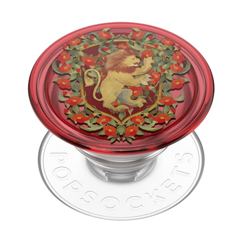 ​​​​PopSockets Telefongriff mit expandierendem Ständer, Harry Potter - Gryffindor Floral Crest