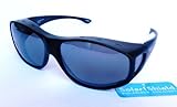 Solar Shield Fit Over Your RX Glasses Polarized Sunglasses (1526) + Free Cleaning Cloth
