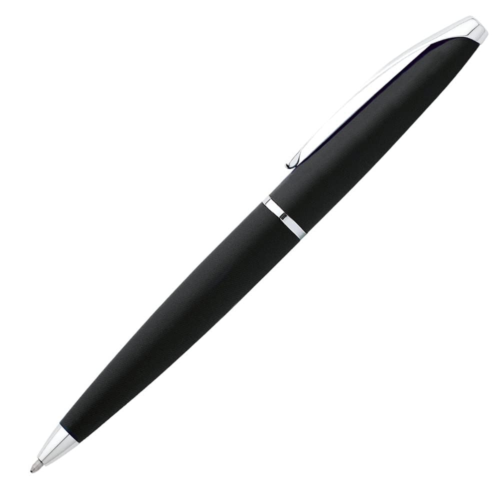 CROSS ATX - Basalt Ballpoint Pen with Chrome Plated Attributes + Box, Black