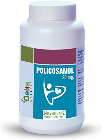 Delta Matters Delta Matter's Policosanol 20 Mg - 240 Capsules