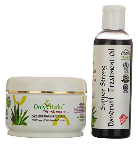 Buy Only Herbz Pure And Natural Dandruff Treatment Kit Black
