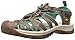 KEEN Women's Whisper Closed Toe Sport Sandals, Shitake/Malachite, 8