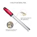 Haturi Stainless Steel Zester, Cheese Zester, Lemon Zester, Grater Kitchen Tool for Ginger, Citrus, Nutmeg, Potato, Vegetable & Fruit - Dishwasher Safe