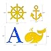 Ahoy Its A Boy Banner Nautical Themed Whale Anchor Sailor Garland Baby Shower Birthday Party Decorations [Large Size]