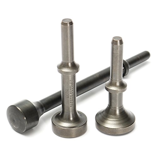 Winnerbe 3pcs Smoothing Pneumatic Air Hammer Pneumatic Bit Set With Spring