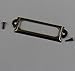 100 Pieces Card Holder Drawer Pull/label holders/Label Frames Card/Label Holder Modern Label Holders - Metal Art w/screws Bronze Tone 60*17mm