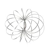 Flow Ring,Kinetic Spring Toy,3D Sculpture Ring Multi Sensory Fidget Toy