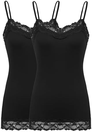 SOLY HUX Women's Plus Size Floral Lace Sheer V Neck Scalloped Trim