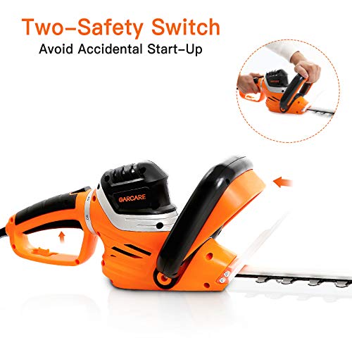 GARCARE Corded Electric Hedge Trimmer Electric Tree Trimmers Branch