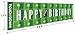 Large Football Happy Birthday Party Yard Sign Banner, Game Day Sports Party Garden Decorations, Football Photo Backdrop Hanging Decorations Indoor Outdoor (9.8 x 1.6 feet)