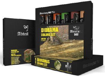 ABTEILUNG 502 Dioramas Colors Set, 6 x 20ml