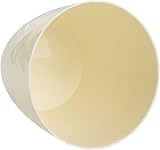 B2C Flowerpot Round Plastic Pot Ecru 18 cm Crystal Modern Decor view 3