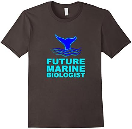 Men's Future Marine Biologist Ocean Whale T-Shirt Small Asphalt