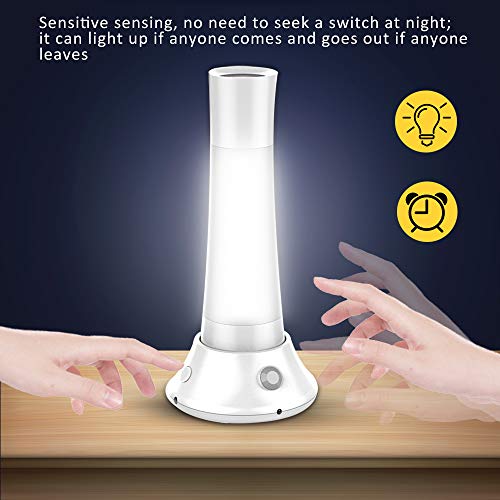 BIAL Night Light, [ Color Changing & Warm Light ] Motion Activated Table Lamp, Rechargeable Bedside Light Bedroom Living Room Lamp for Baby Kids Girls - Thumbnail 4