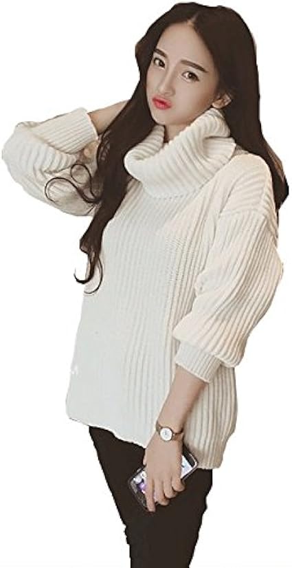 Amazon コアテリア 選べる3種類 ハイネック セーター オーバーサイズ ニット ビックシルエット レディース春 秋 冬 ホワイト セーター 通販 Amazon コアテリア 選べる3種類 ハイネック セーター オーバーサイズ ニット ビックシルエット レディース春 秋 冬 ホワイト セーター 通販