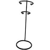 DimyFew Kitchen Frother Stand Egg Beater Stand Stainless Steel Stand Milk Frother Holder for Countertop , black