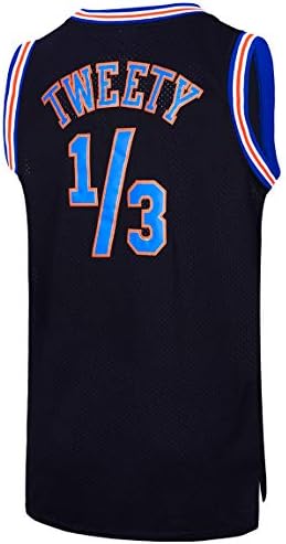 RAAVIN Tweety #1/3 Tune Space Movie Jersey Mens Squad Basketball Jersey S-XXXL