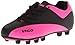 Vizari Vigo FG Soccer Shoe (Toddler/Little Kid/Big Kid),Black/Pink,10 M US Toddler